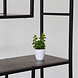 Lizzely Garden & Living Boekenkast industrieel Kirja MDF wandmeubel hout 84x168cm Lizzely Garden & Living Boekenkast industrieel Kirja MDF wandmeubel hout 84x168cm