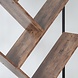 Lizzely Garden & Living Boekenkast Industrieel Reol MDF wandmeubel hout 80x160cm Lizzely Garden & Living Boekenkast Industrieel Reol MDF wandmeubel hout 80x160cm