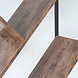 Lizzely Garden & Living Boekenkast Industrieel Reol MDF wandmeubel hout 80x160cm Lizzely Garden & Living Boekenkast Industrieel Reol MDF wandmeubel hout 80x160cm