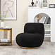 Lizzely Garden & Living Draai fauteuil Teddy zwart draaibare fauteuil Lizzely Garden & Living Draai fauteuil Teddy zwart draaibare fauteuil