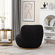 Lizzely Garden & Living Draai fauteuil Teddy zwart draaibare fauteuil Lizzely Garden & Living Draai fauteuil Teddy zwart draaibare fauteuil
