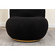 Lizzely Garden & Living Draai fauteuil Teddy zwart draaibare fauteuil Lizzely Garden & Living Draai fauteuil Teddy zwart draaibare fauteuil
