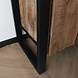 Lizzely Garden & Living Dressoir mangohout Jack bruin zwart ladekast industrieel 160x80cm duurzaam mango kast Lizzely Garden & Living Dressoir mangohout Jack bruin zwart ladekast industrieel 160x80cm duurzaam mango kast