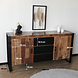 Lizzely Garden & Living Dressoir mangohout Jack bruin zwart ladekast industrieel 160x80cm duurzaam mango kast Lizzely Garden & Living Dressoir mangohout Jack bruin zwart ladekast industrieel 160x80cm duurzaam mango kast