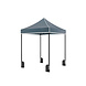 Lizzely Garden & Living Easy up 2x2m grijs luxe zonder zijwanden partytent opvouwbaar Lizzely Garden & Living Easy up 2x2m grijs luxe zonder zijwanden partytent opvouwbaar