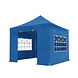 Lizzely Garden & Living Easy up 3x3m blauw 30mm (aluminium buizen) semi prof partytent opvouwbaar Lizzely Garden & Living Easy up 3x3m blauw 30mm (aluminium buizen) semi prof partytent opvouwbaar