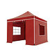 Lizzely Garden & Living Easy up 3x3m rood luxe partytent opvouwbaar Lizzely Garden & Living Easy up 3x3m rood luxe partytent opvouwbaar