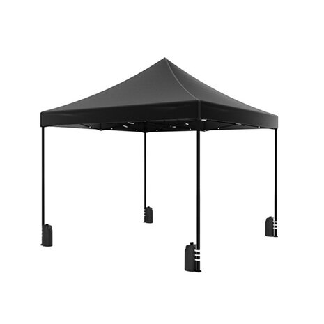 Lizzely Garden & Living Easy up 3x3m zwart luxe zonder zijwanden partytent opvouwbaar