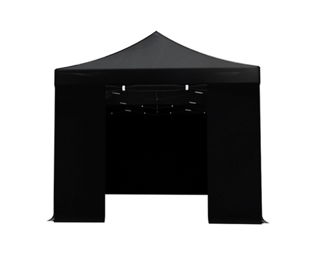 Easy up 3x4,5m zwart luxe partytent opvouwbaar Easy up 3x4,5m zwart luxe partytent opvouwbaar