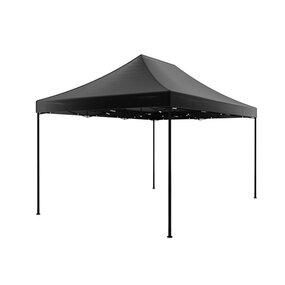 Lizzely Garden & Living Easy up 3x4,5m zwart luxe zonder zijwanden partytent opvouwbaar Lizzely Garden & Living Easy up 3x4,5m zwart luxe zonder zijwanden partytent opvouwbaar