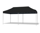 Easy up 3x6m zwart 30mm (aluminium buizen) zonder zijwanden semi prof partytent opvouwbaar Easy up 3x6m zwart 30mm (aluminium buizen) zonder zijwanden semi prof partytent opvouwbaar