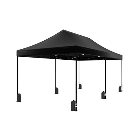 Lizzely Garden & Living Easy up 3x6m zwart luxe partytent opvouwbaar Lizzely Garden & Living Easy up 3x6m zwart luxe partytent opvouwbaar