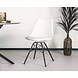 Lizzely Garden & Living Eetkamerstoel Avy met zitvulling zwart/wit eetstoel Lizzely Garden & Living Eetkamerstoel Avy met zitvulling zwart/wit eetstoel