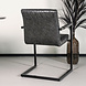 Lizzely Garden & Living Eetkamerstoel met armleuning antraciet Joey Kuge Design Lizzely Garden & Living Eetkamerstoel met armleuning antraciet Joey Kuge Design