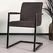 Lizzely Garden & Living Eetkamerstoel met armleuning bruin Kuge Design Lizzely Garden & Living Eetkamerstoel met armleuning bruin Kuge Design