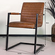 Lizzely Garden & Living Eetkamerstoel met armleuning cognac Kuge Design Lizzely Garden & Living Eetkamerstoel met armleuning cognac Kuge Design