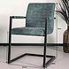 Lizzely Garden & Living Eetkamerstoel met armleuning groen Kuge Design Lizzely Garden & Living Eetkamerstoel met armleuning groen Kuge Design