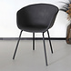 Lizzely Garden & Living Eetkamerstoel met armleuning Stijn antraciet kunstleder eetstoel Lizzely Garden & Living Eetkamerstoel met armleuning Stijn antraciet kunstleder eetstoel