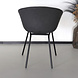 Lizzely Garden & Living Eetkamerstoel met armleuning Stijn antraciet kunstleder eetstoel Lizzely Garden & Living Eetkamerstoel met armleuning Stijn antraciet kunstleder eetstoel