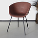 Lizzely Garden & Living Eetkamerstoel met armleuning Stijn cognac kunstleder eetstoel Lizzely Garden & Living Eetkamerstoel met armleuning Stijn cognac kunstleder eetstoel