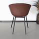 Lizzely Garden & Living Eetkamerstoel met armleuning Stijn cognac kunstleder eetstoel Lizzely Garden & Living Eetkamerstoel met armleuning Stijn cognac kunstleder eetstoel