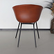 Lizzely Garden & Living Eetkamerstoel met armleuning Stijn lederlook cognac kunstleder eetstoel Lizzely Garden & Living Eetkamerstoel met armleuning Stijn lederlook cognac kunstleder eetstoel