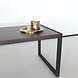 Lizzely Garden & Living Eettafel Jenckle 150cm MDF donker hout tafel Lizzely Garden & Living Eettafel Jenckle 150cm MDF donker hout tafel