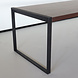 Lizzely Garden & Living Eettafel Jenckle 150cm MDF donker hout tafel Lizzely Garden & Living Eettafel Jenckle 150cm MDF donker hout tafel