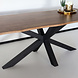 Lizzely Garden & Living Eettafel langwerpig 220cm Jeffo bruin langwerpige tafel Lizzely Garden & Living Eettafel langwerpig 220cm Jeffo bruin langwerpige tafel
