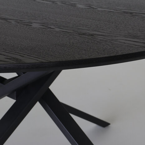 Lizzely Garden & Living Eettafel rond Ronsi Antoinette zwart 140cm ronde tafel Lizzely Garden & Living Eettafel rond Ronsi Antoinette zwart 140cm ronde tafel