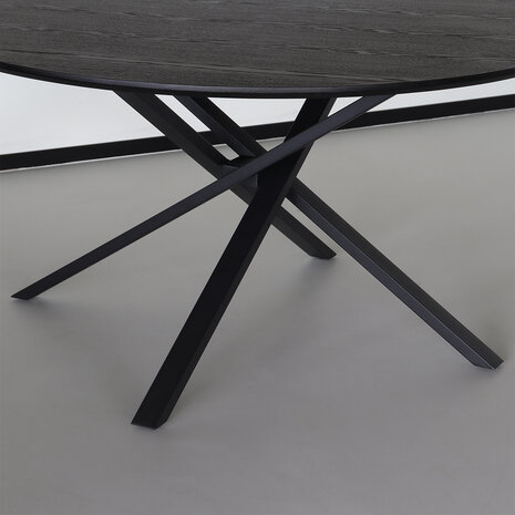 Lizzely Garden & Living Eettafel rond Ronsi Antoinette zwart 150cm ronde tafel Lizzely Garden & Living Eettafel rond Ronsi Antoinette zwart 150cm ronde tafel