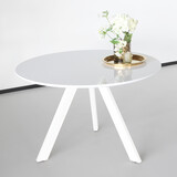 Lizzely Garden & Living Eettafel rond Ronsi wit 120cm ronde tafel Lizzely Garden & Living Eettafel rond Ronsi wit 120cm ronde tafel
