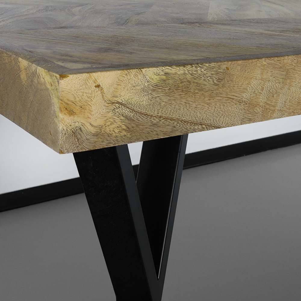 Eettafel visgraat Danae 180x100cm tafel rechthoekig duurzaam mangohout mango eetkamertafel Eettafel visgraat Danae 180x100cm tafel rechthoekig duurzaam mangohout mango eetkamertafel