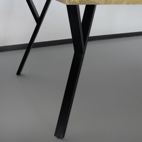 Lizzely Garden & Living Eettafel visgraat Danae 180x100cm tafel rechthoekig duurzaam mangohout mango eetkamertafel Lizzely Garden & Living Eettafel visgraat Danae 180x100cm tafel rechthoekig duurzaam mangohout mango eetkamertafel