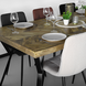 Lizzely Garden & Living Eettafel visgraat Danae 200x100cm tafel rechthoekig duurzaam mangohout mango eetkamertafel Lizzely Garden & Living Eettafel visgraat Danae 200x100cm tafel rechthoekig duurzaam mangohout mango eetkamertafel