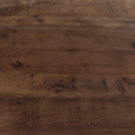 Lizzely Garden & Living Eettafel rechthoek Xavier 200cm duurzaam mangohout tafel met X-poot mango eetkamertafel rechthoekig