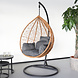 Lizzely Garden & Living Egg Hangstoel roundabout beige Lizzely Garden & Living Egg Hangstoel roundabout beige