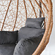 Lizzely Garden & Living Egg Hangstoel roundabout beige Lizzely Garden & Living Egg Hangstoel roundabout beige