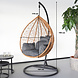 Lizzely Garden & Living Egg Hangstoel roundabout beige Lizzely Garden & Living Egg Hangstoel roundabout beige
