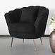 Lizzely Garden & Living Fauteuil zitbank 1 persoons Belle teddy zwart Lizzely Garden & Living Fauteuil zitbank 1 persoons Belle teddy zwart