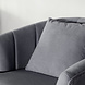 Lizzely Garden & Living Fauteuil zitbank 1 persoons Sien velvet grijs stoel Lizzely Garden & Living Fauteuil zitbank 1 persoons Sien velvet grijs stoel