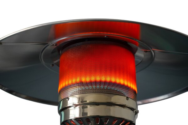 Heater terrasverwarmer zwart 13.000 op gas - Laagsteprijsgarantie.com