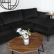 Lizzely Garden & Living Hoekbank design Lizza 270cm bank zwart loungebank zowel links als rechts bankstel Lizzely Garden & Living Hoekbank design Lizza 270cm bank zwart loungebank zowel links als rechts bankstel
