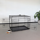 Lizzely Garden & Living Hondenbench Sterk 91x60,5x66,5cm bench hond 2 deuren Lizzely Garden & Living Hondenbench Sterk 91x60,5x66,5cm bench hond 2 deuren