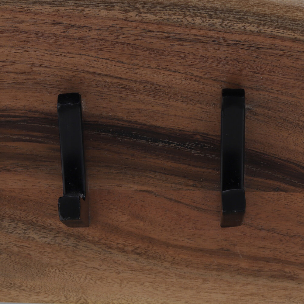 Kapstok David Industrieel Lengte 90cm Acacia hout