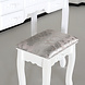 Lizzely Garden & Living Kaptafel Bella wit Inclusief zitbankje en spiegel Lizzely Garden & Living Kaptafel Bella wit Inclusief zitbankje en spiegel