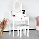 Lizzely Garden & Living Kaptafel Elise inclusief zitbankje en spiegel Lizzely Garden & Living Kaptafel Elise inclusief zitbankje en spiegel