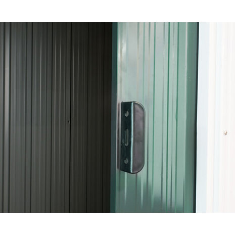 Lizzely Garden & Living Metalen tuinhuisje (4,3 m3) groen klein berging schuur HxBxD: 182x194x121cm Lizzely Garden & Living Metalen tuinhuisje (4,3 m3) groen klein berging schuur HxBxD: 182x194x121cm