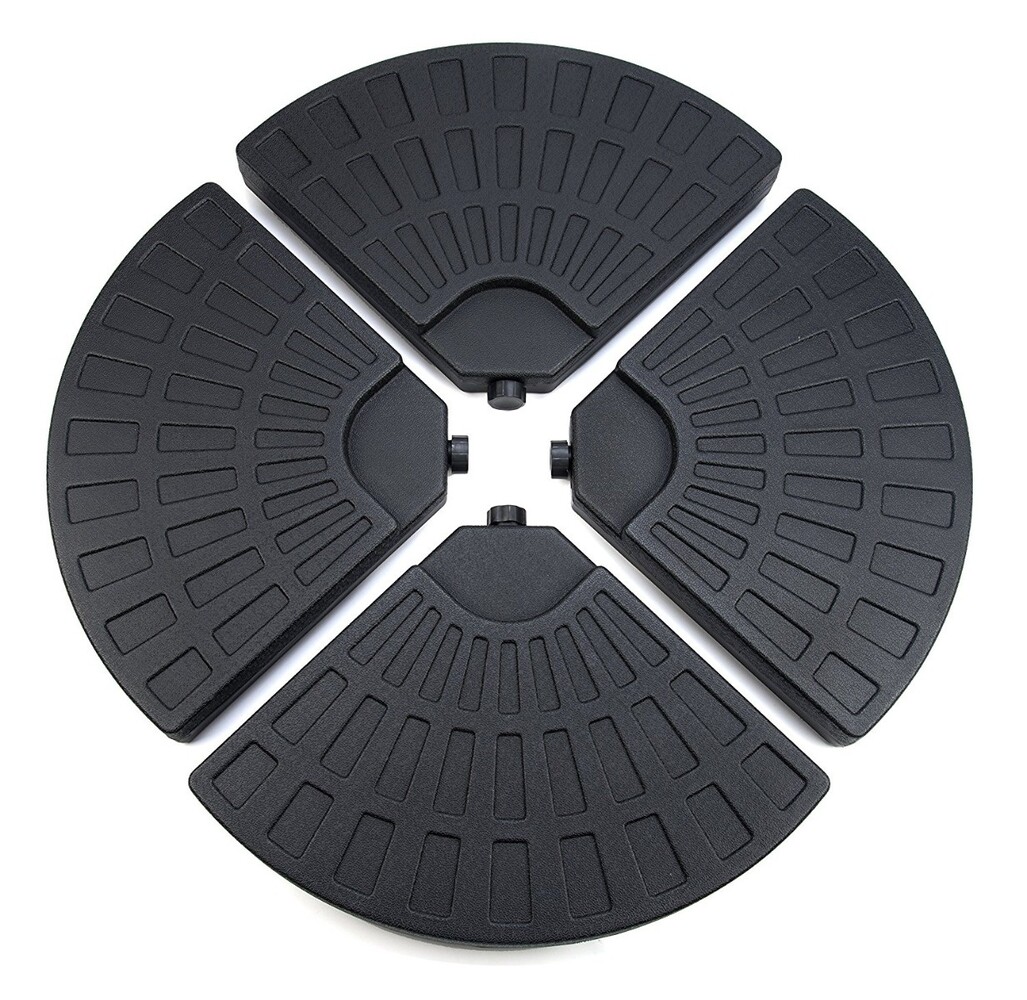 Parasolvoet 4 stuks zwart Parasolvoet 4 stuks zwart