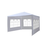 Lizzely Garden & Living Partytent 3x3m budget wit met drie zijwanden
